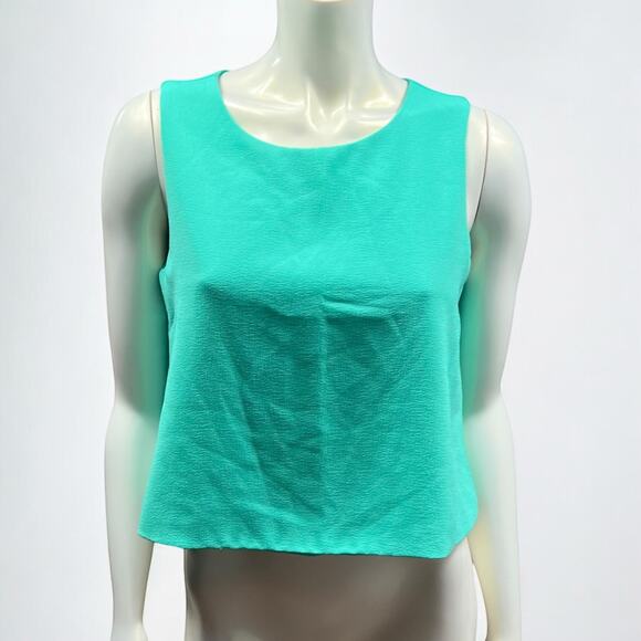 Green Gold Button Back Bar III Medium Crop Top - Stylish & Chic - Picture 1 of 13